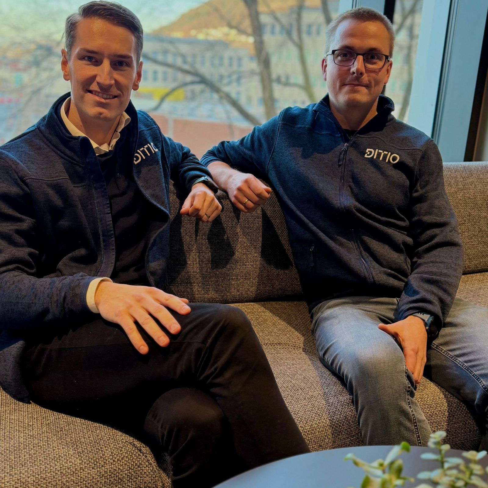 Kristian Brakvatne (CEO) and Thor Petter Korsmo (COO) at Ditio