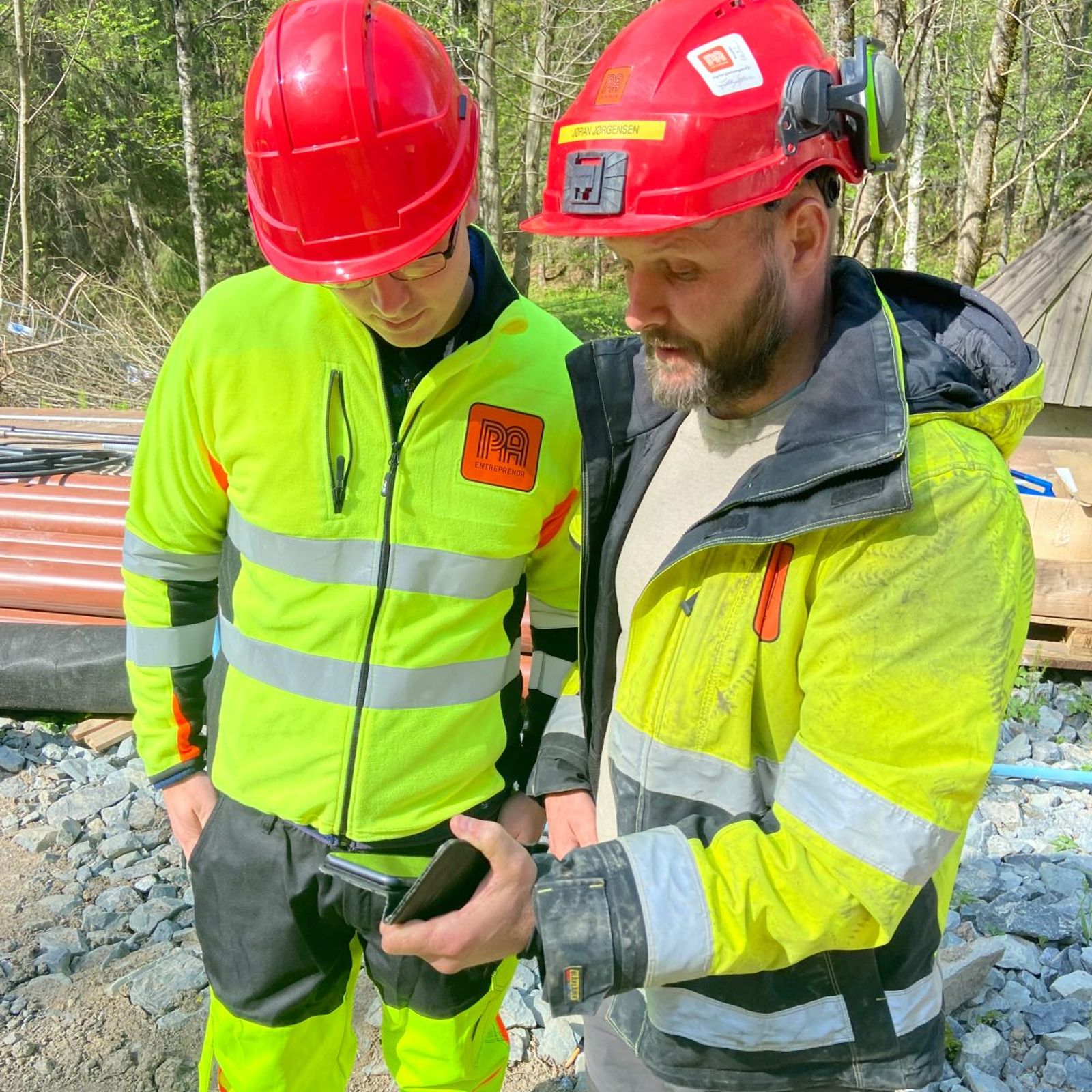 From left: Thor Petter Korsmo, Jøran Jørgensen.