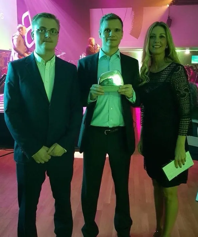 F.v: Thor Petter Korsmo Daglig leder, Jacob Christian Døskeland Hovedutvikler og Hilde Indresøvde fra BTO