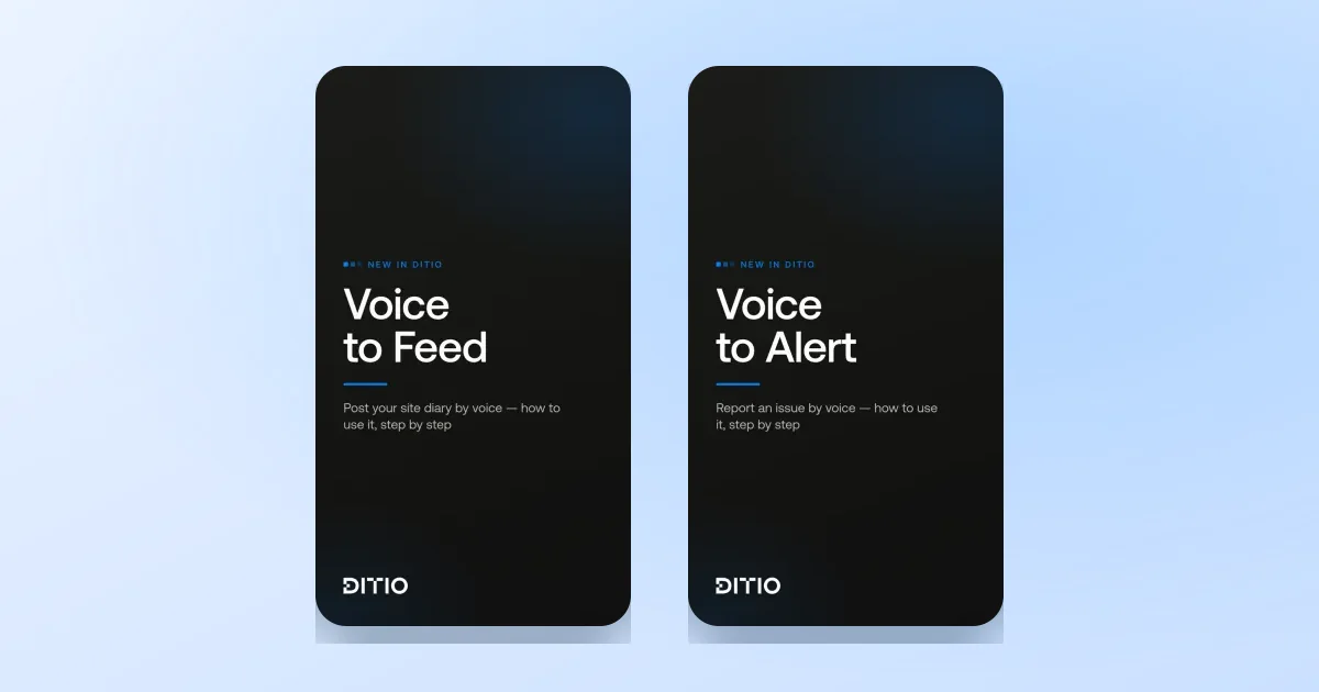 Ditio da voce a testo – Voice to Feed e Voice to Alert su smartphone