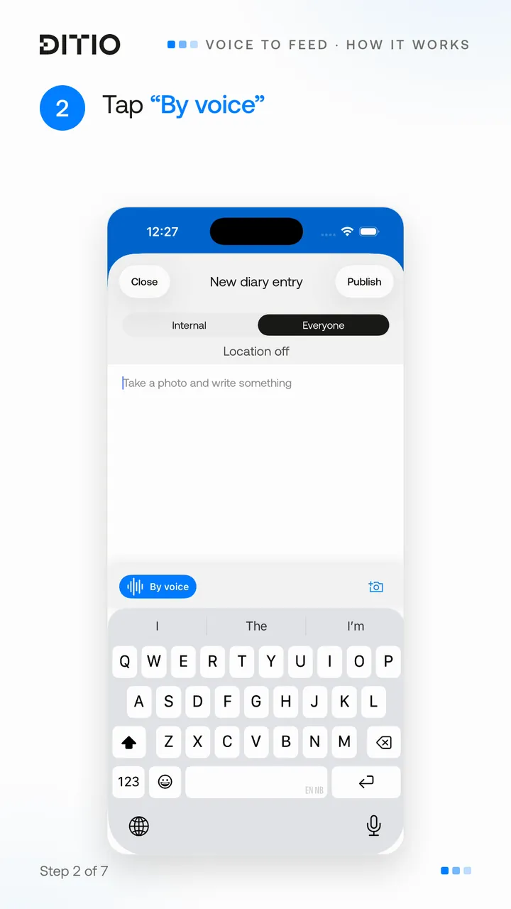 Voice to Feed – racconta ciò che è stato fatto durante la giornata (passo 2)